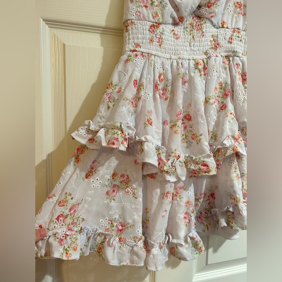 Floral Ruffle Dress - Picture 2 of 5